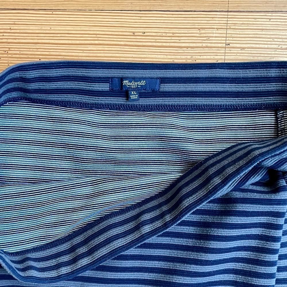 Madewell ridgestripe pencil mini skirt. Size XL. - Picture 9 of 12